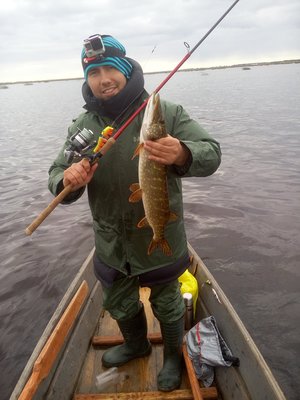 1,8кг, в 11:06, на открытой воде, на 32g Hunter