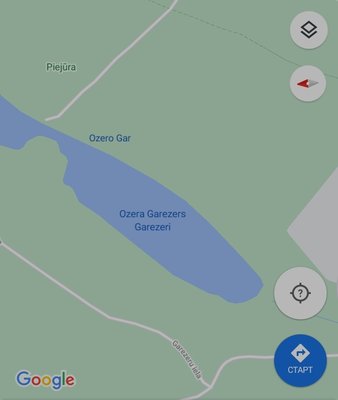 Озеро Garezers.